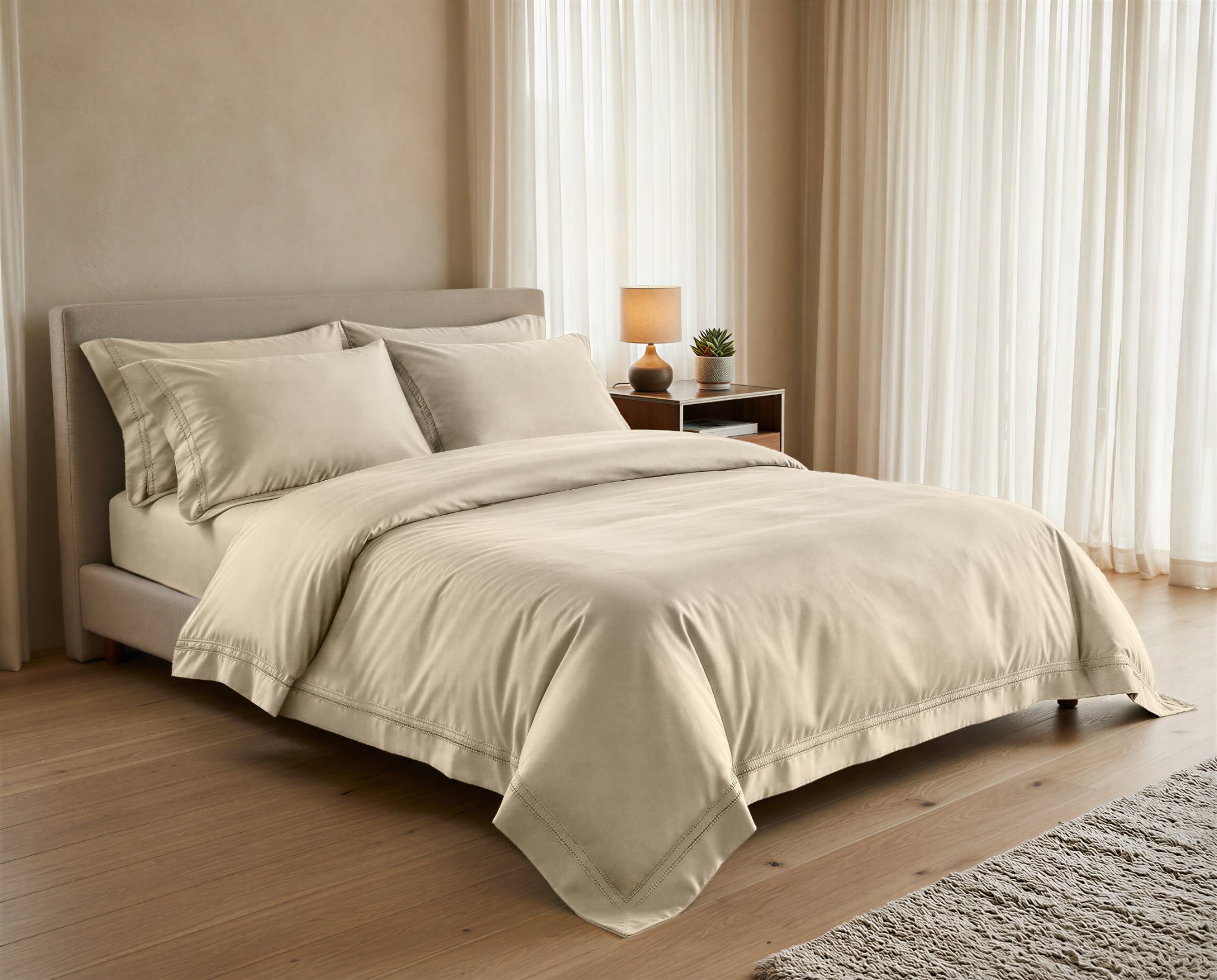 Pościel Epitome 500 TC Tan 200x220+70x80(2)